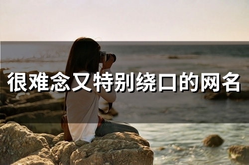 很难念又特别绕口的网名(134个)