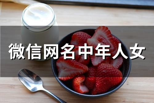 微信网名中年人女(精选116个)