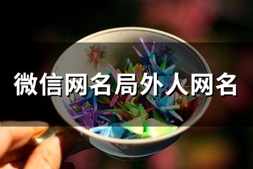 微信网名局外人网名(86个)