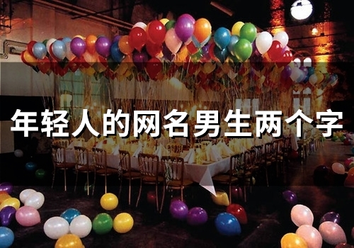 年轻人的网名男生两个字(81个)