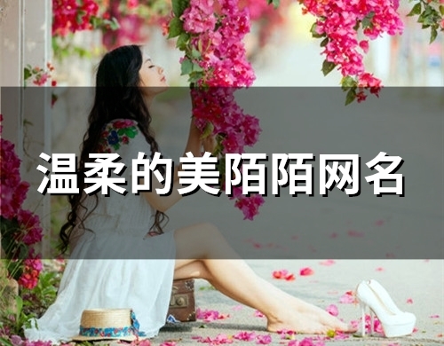 温柔的美陌陌网名(132个) 温柔的美陌陌网名(132个)