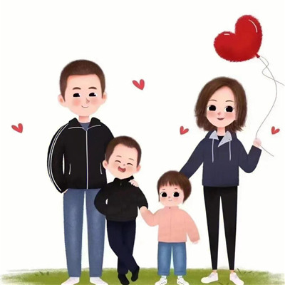 2023最火一家人头像(16张)