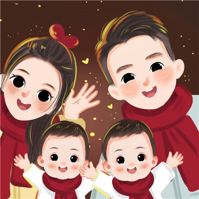 2023年最火的亲子头像(12张)