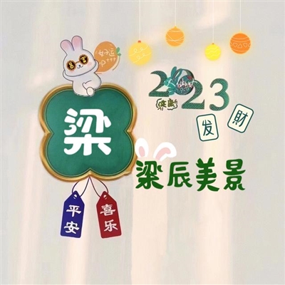 2023最火的姓做头像(24张)