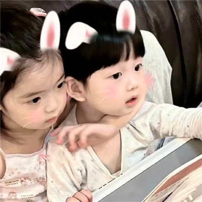 萌娃2023最火情侣头像(精选28张)