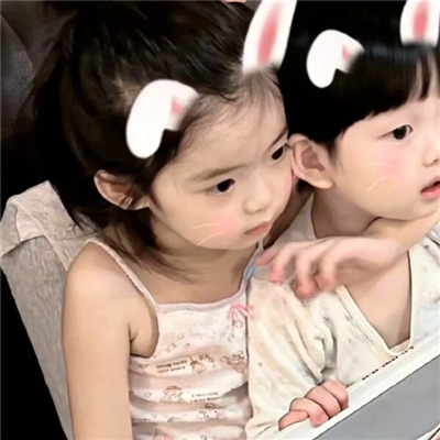 萌娃2023最火情侣头像(精选28张)