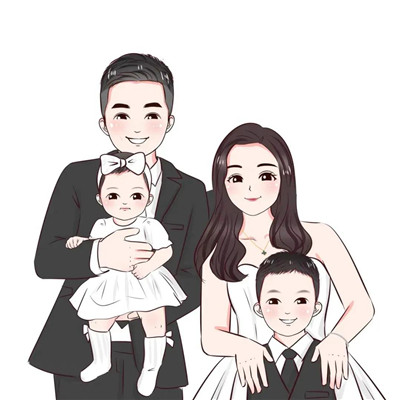 2023年最火全家福头像(精选16张)