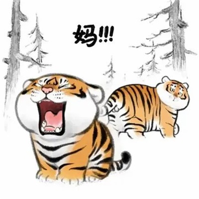 2023最火爆虎动漫头像(24张)