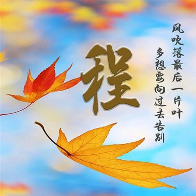 2023程姓最火微信头像(16张)