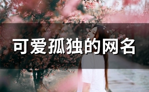 可爱孤独的网名(80个) 可爱孤独的网名(80个)