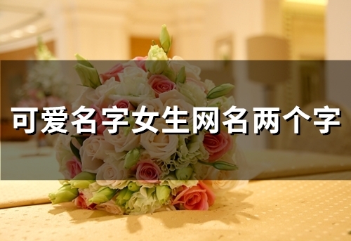可爱名字女生网名两个字(精选148个)