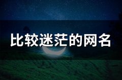 比较迷茫的网名(113个)