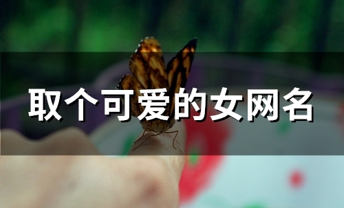 取个可爱的女网名(131个)