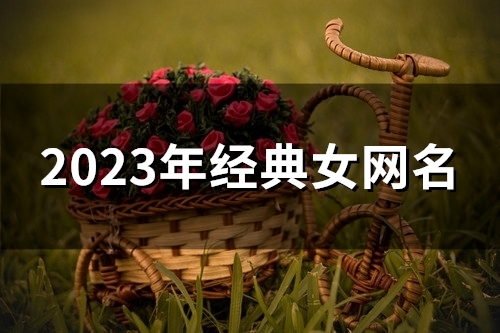 2023年经典女网名(精选138个)