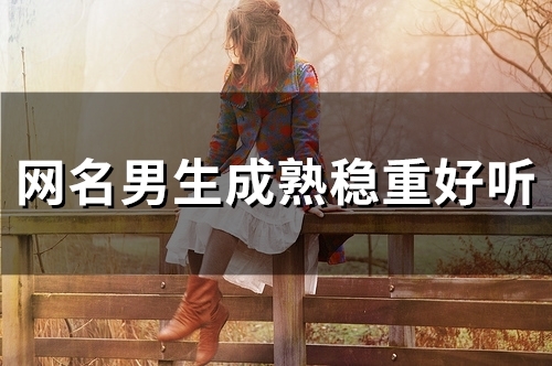 网名男生成熟稳重好听(113个)