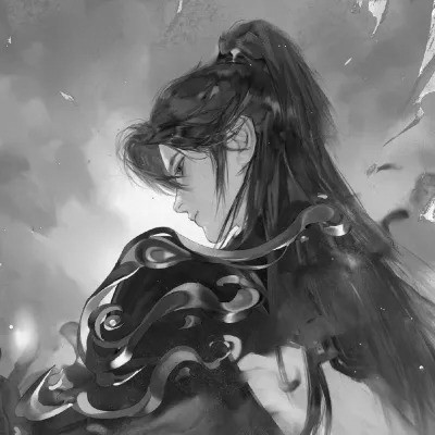 2023年最火黑白头像(16张)