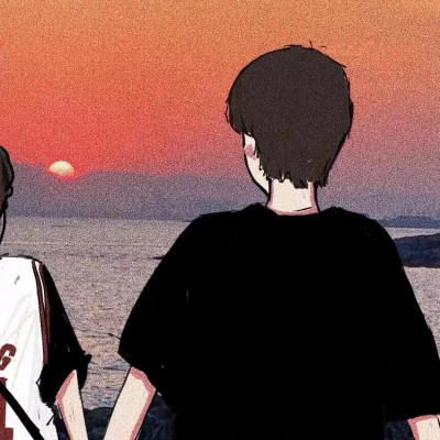 2023最火情侣漫画头像(24张)