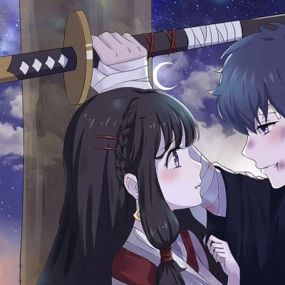 2023最火情侣漫画头像(24张)