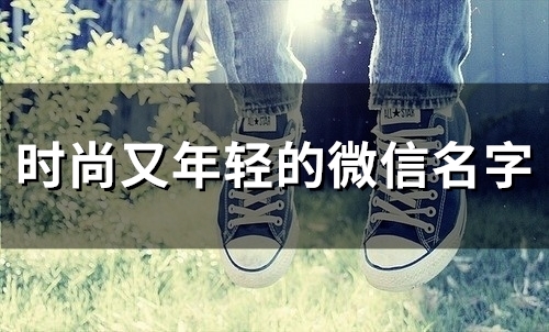 时尚又年轻的微信名字(97个)