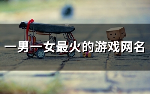 一男一女最火的游戏网名(119个)