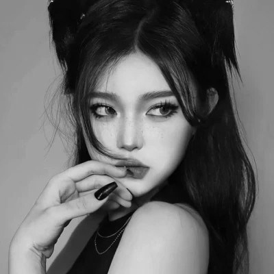 2023年最霸气黑白头像(精选24张)