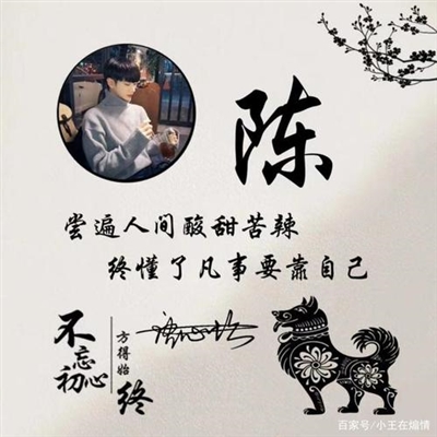 陈姓的漂亮的微信头像(精选18张)