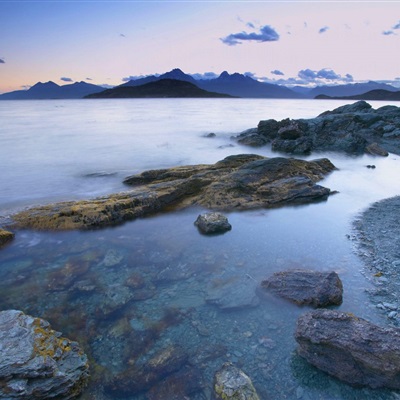 唯美蓝色意境图片风景头像(精选24张)