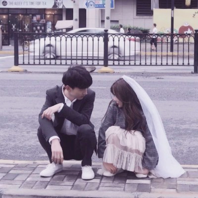 qq意境情侣头像(20张)