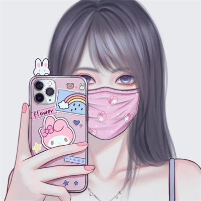 高级手绘情侣头像(16张)