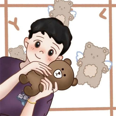 高级手绘情侣头像(16张)