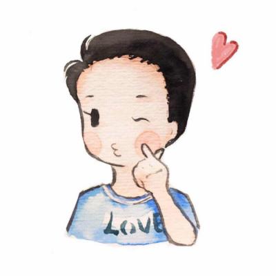 卡通情侣头像一男一女呆萌可爱高清图片(22张)