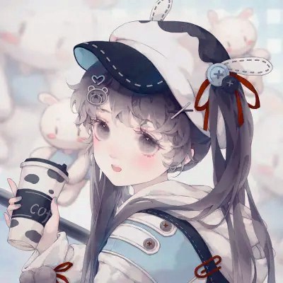 2023流行闺蜜头像卡通高清图片(24张)