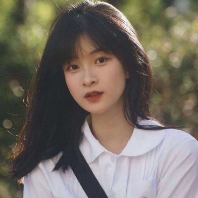 蓝色系清新文艺高清女头图片(21张)