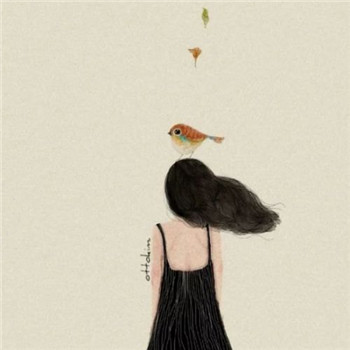 落叶一个人伤感背影图片头像(精选15张)