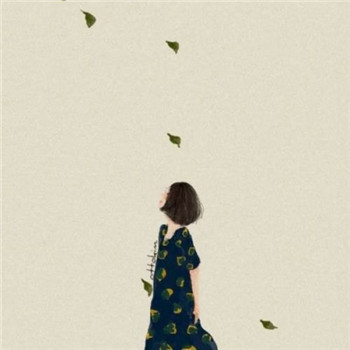 落叶一个人伤感背影图片头像(精选15张)