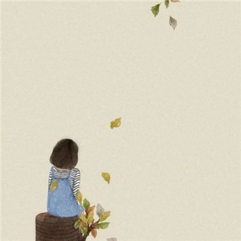 落叶一个人伤感背影图片头像(精选15张)