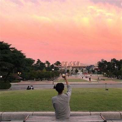 唯美风景情侣头像图片(精选24张)