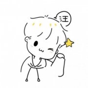 高清男女简笔画情侣头像图片(16张)