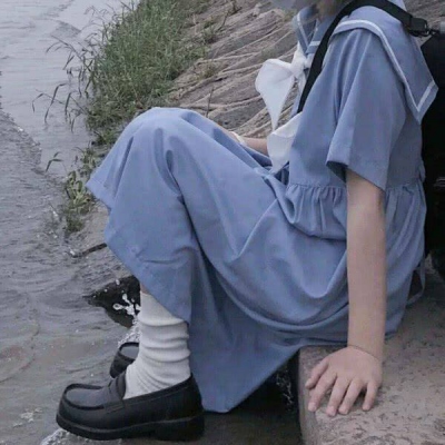 清新好看的qq头像女生蓝色系仙女图片(精选24张)