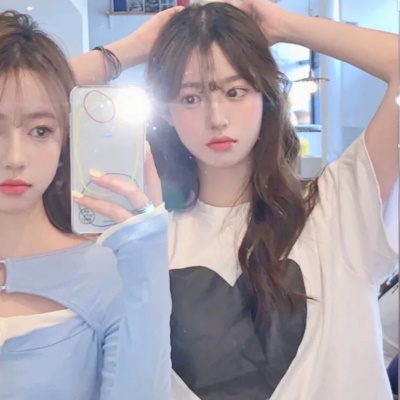 高清单人的闺蜜头像两张一组图片(22张)