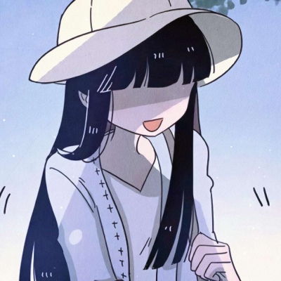 高清戴帽子的女生头像动漫图片(16张)