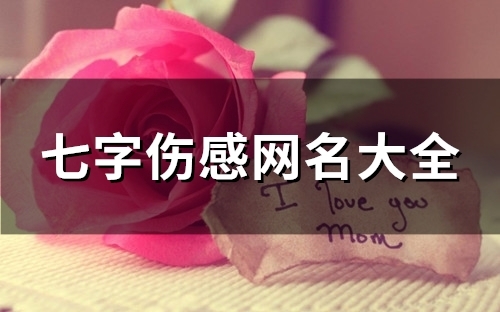 七字伤感网名大全(精选138个)