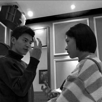 情侣头像黑白双人头像图片(24张)