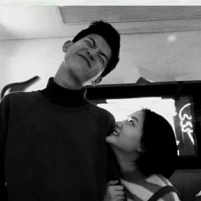 情侣头像黑白双人头像图片(24张)