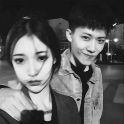 情侣头像黑白双人头像图片(24张)