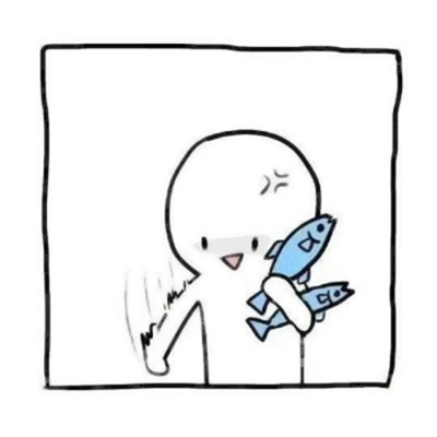 高清抖音很火的小白人情侣头像图片(24张)