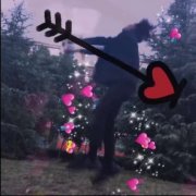 发射爱心情头一左一右(精选12张)