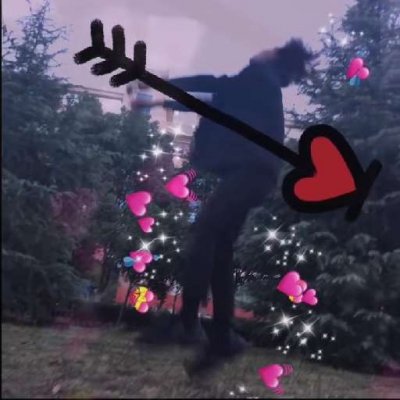 发射爱心情头一左一右(精选12张)