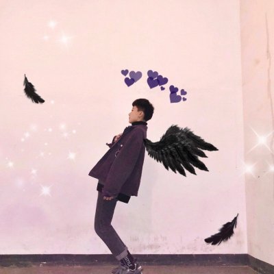 发射爱心情头一左一右(精选12张)