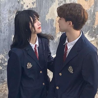 校园风清纯情侣头像图片(18张)